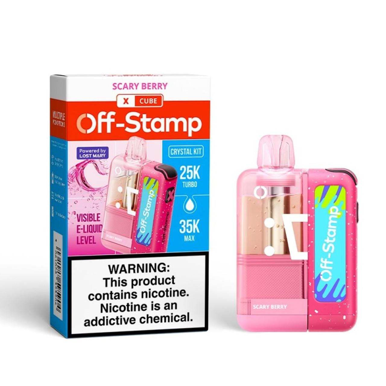 Off Stamp Crystal Cube Kit 35000 Puffs 5pk